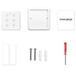 Tālvadības pults 6 kanāli / 18 programmas ar magnētisko pamatni (ZigBee 3.0, TUYA LR sērija) - Image 5