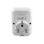 Rozetes termostats OLED 16A apkurei/dzesēšanai ar temperatūras sensoru (5 cm + 300 cm), WiFi TUYA - Image 4