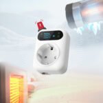 Rozetes termostats OLED 16A apkurei/dzesēšanai ar temperatūras sensoru (5 cm + 300 cm), WiFi TUYA - Image 5