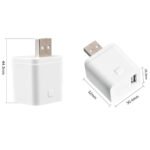 Viedais mini slēdža kontaktligzdas adapteris USB (1 ports) 5–12V QuickCharge WiFi TUYA - Image 3