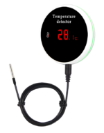 Viedais temperatūras sensors ar hermētisku zondi 3 m, LCD ekrāns, WiFi (TUYA) - Image 2