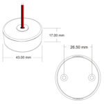 DIM tālvadības pults LED kontrollera fiziskajam slēdzim RF SD sērijai - Image 4