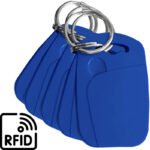 RFID atslēgu piekariņš DUAL 125 kHz (EM) + 13,56 MHz (MIFARE) piekļuves kontrolei