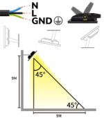 PSMART viedā āra LED lampa RGBCCT 30W IP66 ZigBee TUYA - Image 4