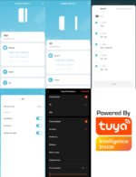 Magnētiskais durvju un logu atvēršanas sensors (melns) Tuya Smart, Wi‑Fi 2.4GHz - Image 5