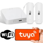 TUYA viedais WiFi temperatūras un mitruma sensoru komplekts ar vārteju (2 sensori)