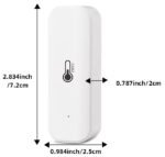 TUYA viedais WiFi temperatūras un mitruma sensoru komplekts ar vārteju (2 sensori) - Image 4