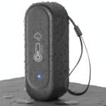 TUYA ūdensizturīgs temperatūras un mitruma sensors, melns, āra, IP65, WiFi - Image 2