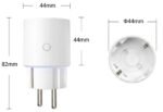 PSMART ZigBee viedā kontaktligzda ar enerģijas patēriņa mērīšanu 16A 3500W (TUYA/Smart Life, Home Assistant) - Image 2