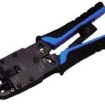 RJ45 gofrēšanas instruments (RJ10/RJ11/RJ12/RJ45) ar griezēju un izolācijas noņēmēju