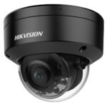 Hikvision DS-2CD2187G2H-LISU 2.8mm melna IP kamera (8MP, ColorVu, hibrīdgaisma, mikrofons, IP67/IK10)