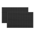 Fotoelektrisko paneļu komplekts 2x EcoFlow 100W (stingra konstrukcija)