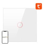 Viedais gaismas slēdzis ZigBee Avatto ZTS02-EU-W1 1 virziena TUYA (balts)