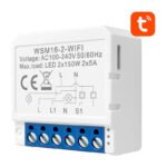 Viedā slēdža modulis WiFi Avatto WSM16-W2 (TUYA), 2 kanāli - Image 2