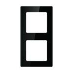 Dubultā rāmja kontaktligzda Avatto N-TS10-Frame-B2 (melna)
