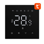 Avatto WT410-16A-B viedais termostats elektriskajai apkurei 16A WiFi (melns)