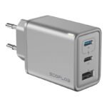 EcoFlow RAPID 65W GaN lādētājs (2x USB-C, 1x USB-A) + 1 m 100W kabelis - Image 2