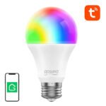 Gosund WB4 8W 800 lm RGB Tuya viedā LED spuldze (E27, Wi‑Fi 2.4 GHz)