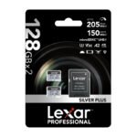 Lexar Silver Plus microSDXC 2x128GB atmiņas karšu komplekts + SD adapteris (UHS-I, U3, A2) - Image 6