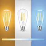 7W CCT dzintara ST64 ZigBee viedā spuldze (E27) – Tuya / Philips Hue (GL sērija) - Image 2