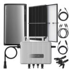 EcoFlow STREAM Standard AC Pro balkona saules paneļu komplekts (2×400W, 2×600W mikroinvertors, 1.92kWh stacija)