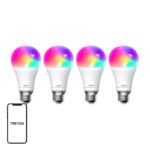 Meross MSL120 WiFi viedā LED spuldze (HomeKit) (4 gab.)