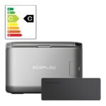 Komplekts: EcoFlow GLACIER Classic 55L pārnēsājamais ledusskapis + 298 Wh akumulators