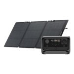 Komplekts: EcoFlow RIVER 3 Plus portatīvā elektrostacija (286 Wh) + EcoFlow NextGen salokāmais saules panelis 160 W