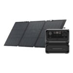 EcoFlow RIVER 3 Max portatīvā elektrostacija (572 Wh, 600 W) + 160 W salokāms saules panelis (komplekts)