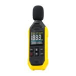 FNIRSI FDM01 trokšņa decibelu mērītājs (30–130 dB) ar temperatūras un mitruma mērījumu