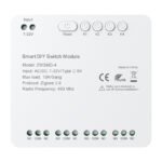 Avatto ZWSMMD-4-32V ZigBee 4 kanālu slēdža modulis (bezsprieguma kontakti, DC 7–32V, 10A/kanāls)
