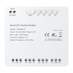 ZigBee 4 kanālu slēdžu modulis ar bezsprieguma kontaktu DC 32V Avatto ZWSMMD-4-250V