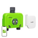 RainPoint WiFi 2 zonu apūdeņošanas kontrolieris ar vārteju