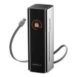 Power Bank EcoFlow RAPID Pro 300W ar iebūvētu 140W USB‑C kabeli (27 650 mAh)