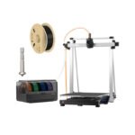 Anycubic Kobra 3 Max Combo 3D printeris (420×420×500 mm) + sprausla + 1 kg melns PLA filaments - Image 2