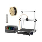 Anycubic Kobra 3 Max Combo 3D printeris (420×420×500 mm) + sprausla + 1 kg melns PLA filaments - Image 3
