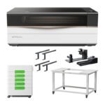 xTool P3 80W CO2 lāzergravēšanas un griešanas iekārta — viss vienā komplekts (ar viedpadevi, RA3 rotācijas uzgali, AP2 Max filtrāciju un mobilo darbstaciju)