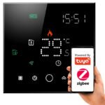ZigBee termostats iebūvējams 16A (3500W), melns, PS sērija, TUYA