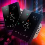 ZigBee termostats iebūvējams 16A (3500W), melns, PS sērija, TUYA - Image 5