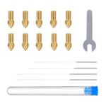 ELEGOO Neptune 4/4 Pro misiņa uzgaļu komplekts (0,2 mm x2, 0,4 mm x4, 0,6 mm x2, 0,8 mm x2)