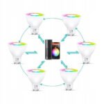 RGBCCT LED spuldze 30° GU10 5W (ZigBee) – HUE/TUYA - Image 5