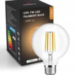 7W CCT Vintage balta G95 ZigBee (GL) HUE/TUYA viedā spuldze E27