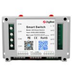 TUYA 4CH ZigBee 3.0 releja kontrolieris (DIN) 4x10A - Image 2