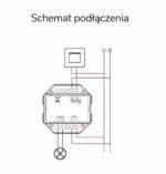 1 releja ķēdes WiFi + RF2.4 SD sērija TUYA (iebūvējams sienas relejs) - Image 2