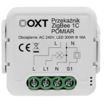 OXT ZigBee TUYA releja modulis 1 kanāls 16A ar enerģijas mērīšanu (T260P)