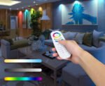 Tālvadības pults GL LED kontrollerim 8 zonas RGB+CCT 2.4GHz - Image 4