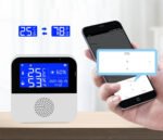TUYA WiFi temperatūras, mitruma un spilgtuma sensors ar 2.9" LCD un hermētisku zondi (T119) - Image 4