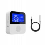 TUYA WiFi temperatūras, mitruma un spilgtuma sensors ar 2.9" LCD un hermētisku zondi (T119) - Image 2