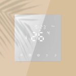 Viedais WiFi termostats 3A (parasti atvērts, bez sprieguma kontakti) balts TR069 TUYA - Image 3