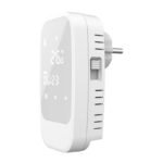 10A WiFi termostata kontaktligzda ar spailēm (TUYA), balta - Image 3